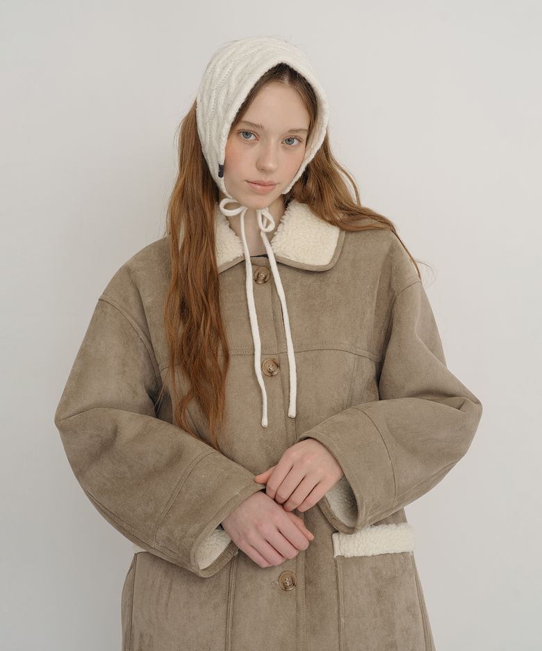 Alpine Suede Half Mustang - Sand Beige