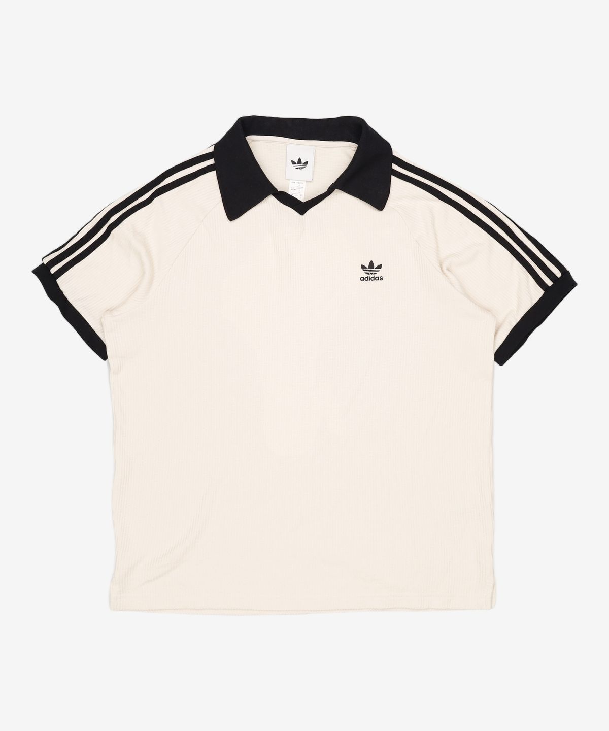 아디다스(ADIDAS) 와플 반팔 폴로 셔츠 - 원더화이트 / JV9265 XL