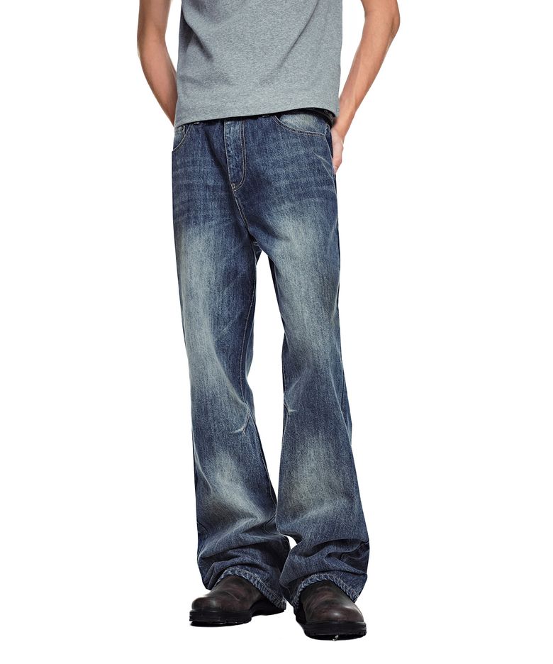 [옷미새 미홀 콜라보]Semi Flared Jeans [DBLUE]_SEPT090DBLUE