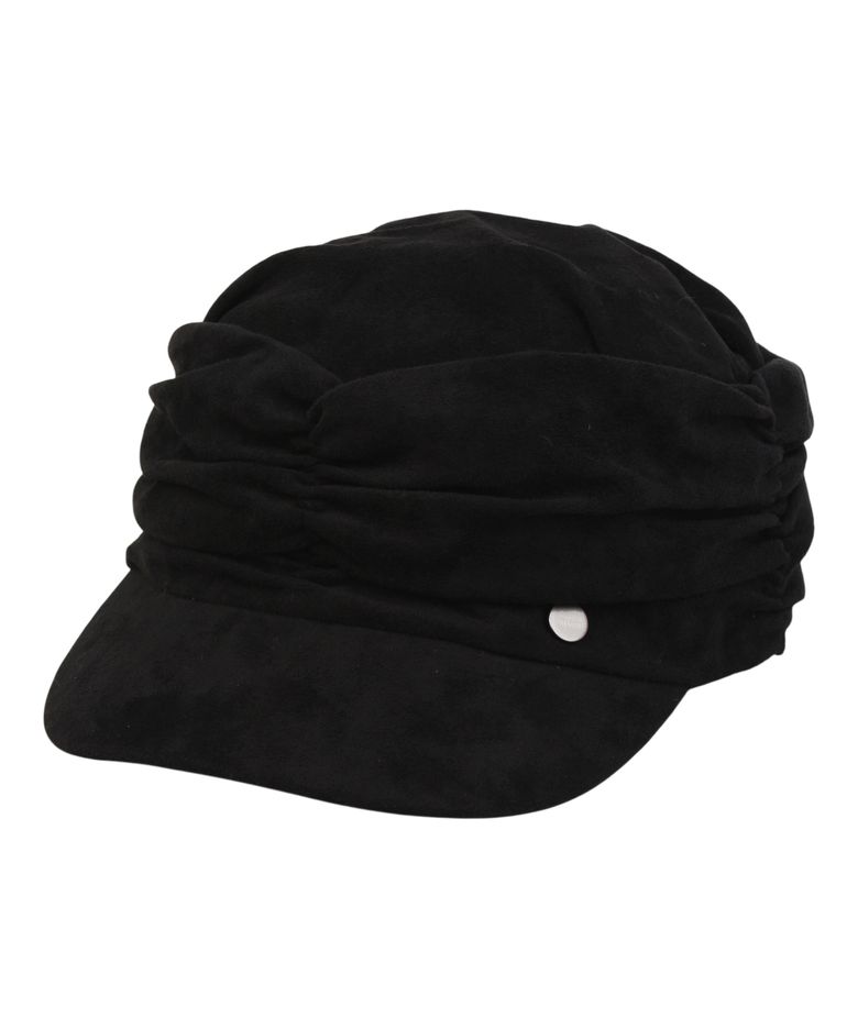Suade Wrinkle Black Banding Marine Cap 주름모자