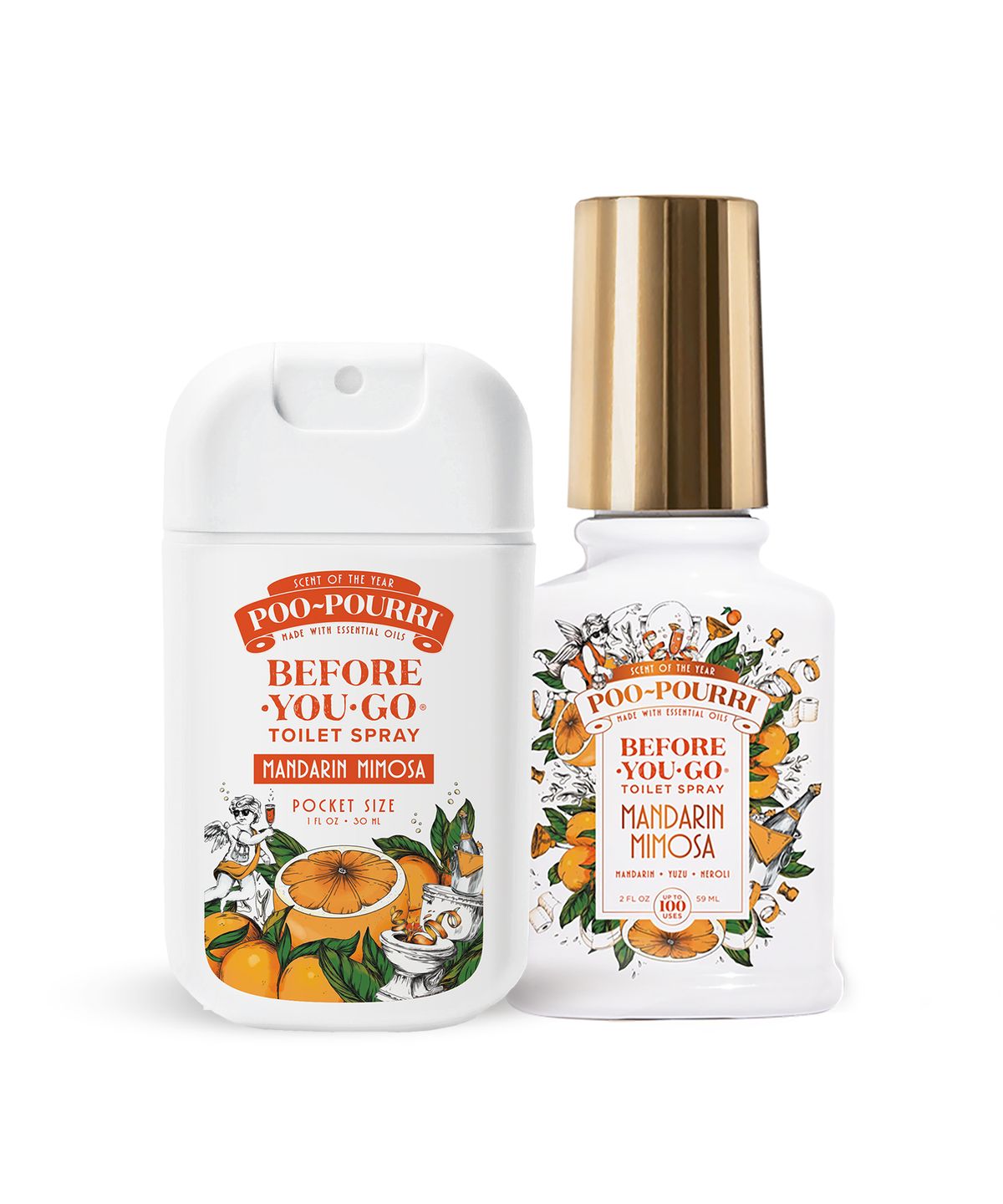 푸푸리(POOPOURRI) 토일렛퍼퓸 포켓스프레이 30ml + 59ml