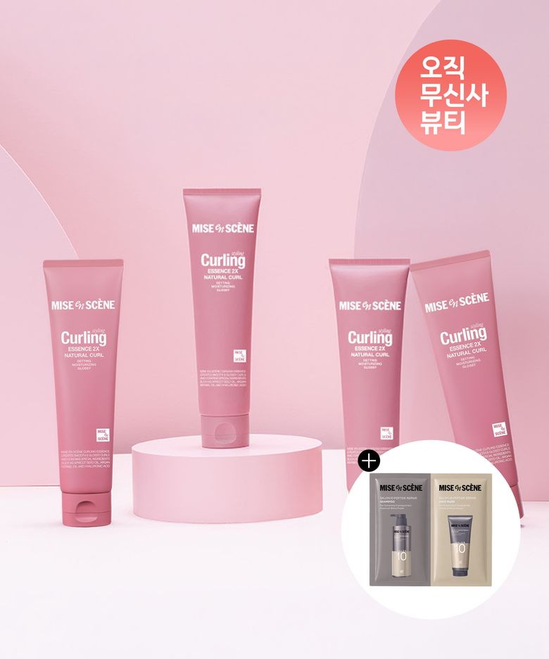 컬링에센스2X 내추럴컬 150ml 4입