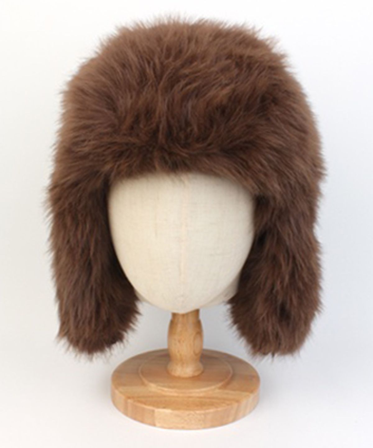 유니버셜 케미스트리(UNIVERSAL CHEMISTRY) Wild Fur Brown Aviator Hat 귀달이모자
