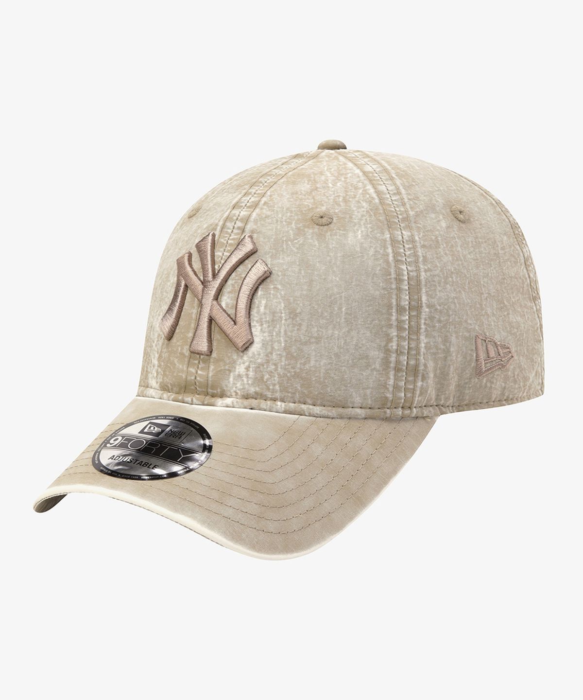 뉴에라(NEW ERA) MLB 뉴욕 양키스 빈티지 나일론 언스트럭쳐 볼캡 베이지 15444130
