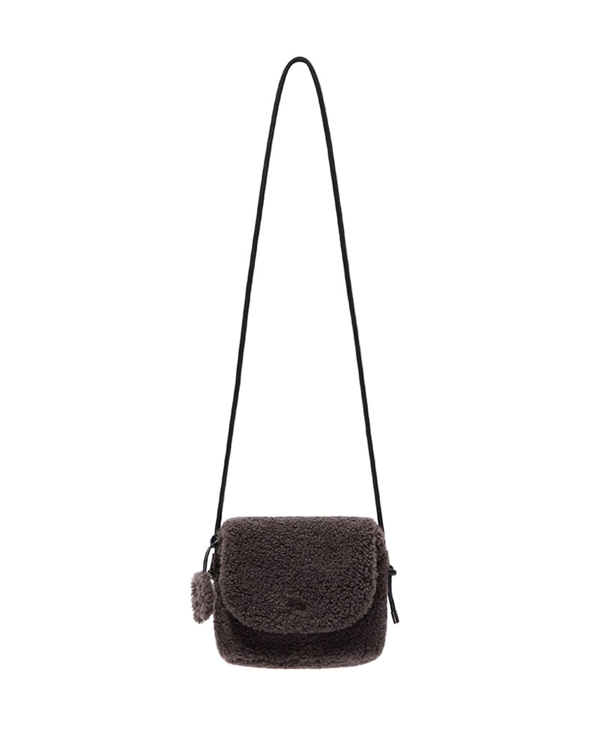 에버에이유(EVERAU) TEDDYCOZY CROSS BAG(Grey)