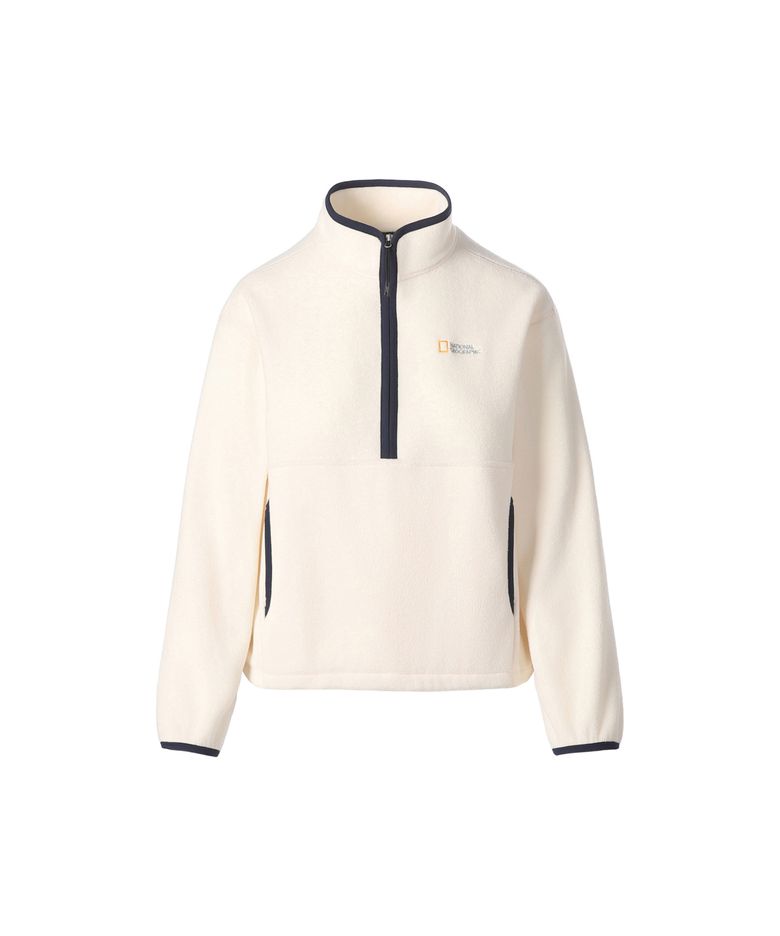 여성 시로 하프 집업 IVORY N264WSW160
