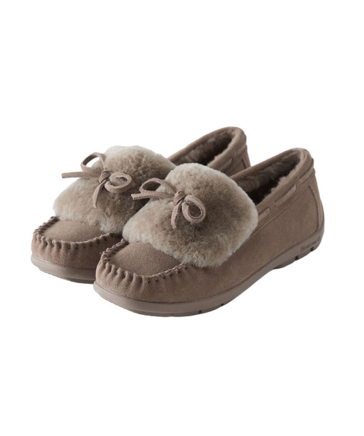 베어파우(BEARPAW) ESTELLE 양털모카신 스톤 그레이 (3990027SD-W)