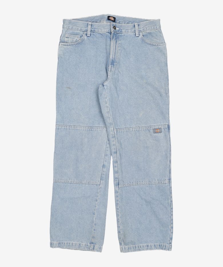 더블니 85283 루즈핏 데님팬츠 Light Denim W34/L32