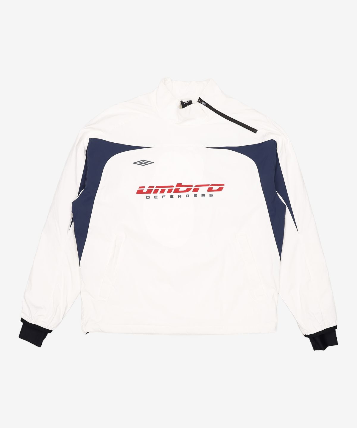 엄브로(UMBRO) WARM+ 브러쉬드 메쉬 풋볼 하이넥 피스테 아이보리(UP421SWTO2) 90