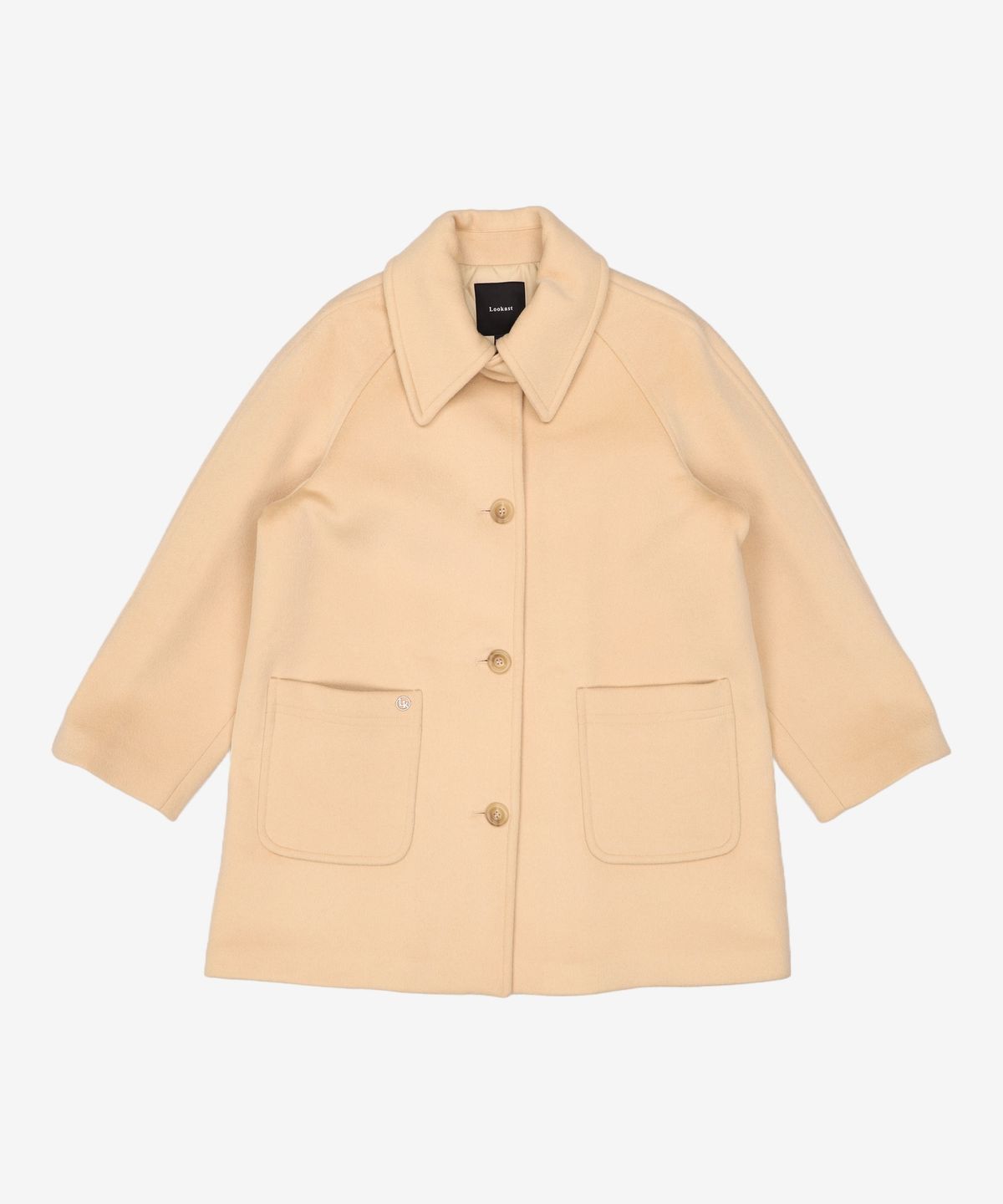 룩캐스트(LOOKAST) 버터 마리 하프 울 코트 / BUTTER MARY HALF WOOL COAT OS