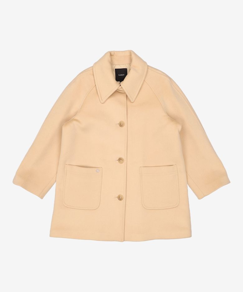 버터 마리 하프 울 코트 / BUTTER MARY HALF WOOL COAT OS