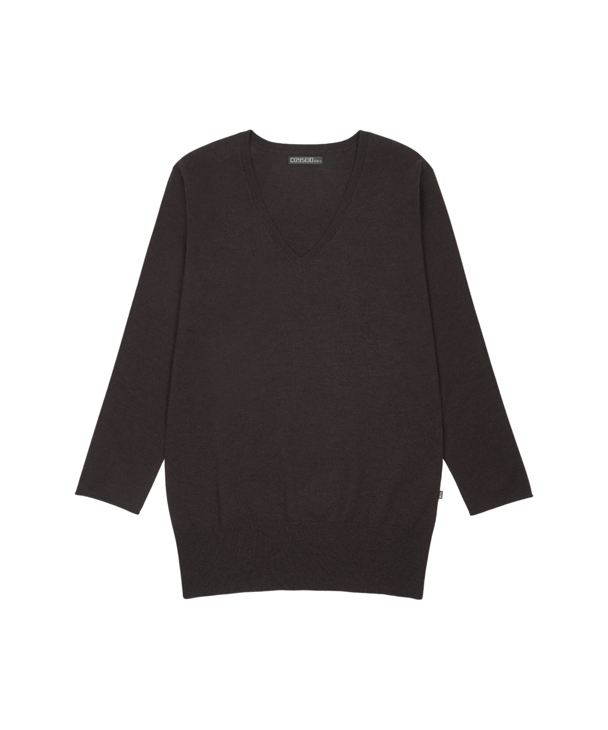 코이세이오 038(COYSEIO 038) 038 V-NECK KNIT ONE PIECE BROWN