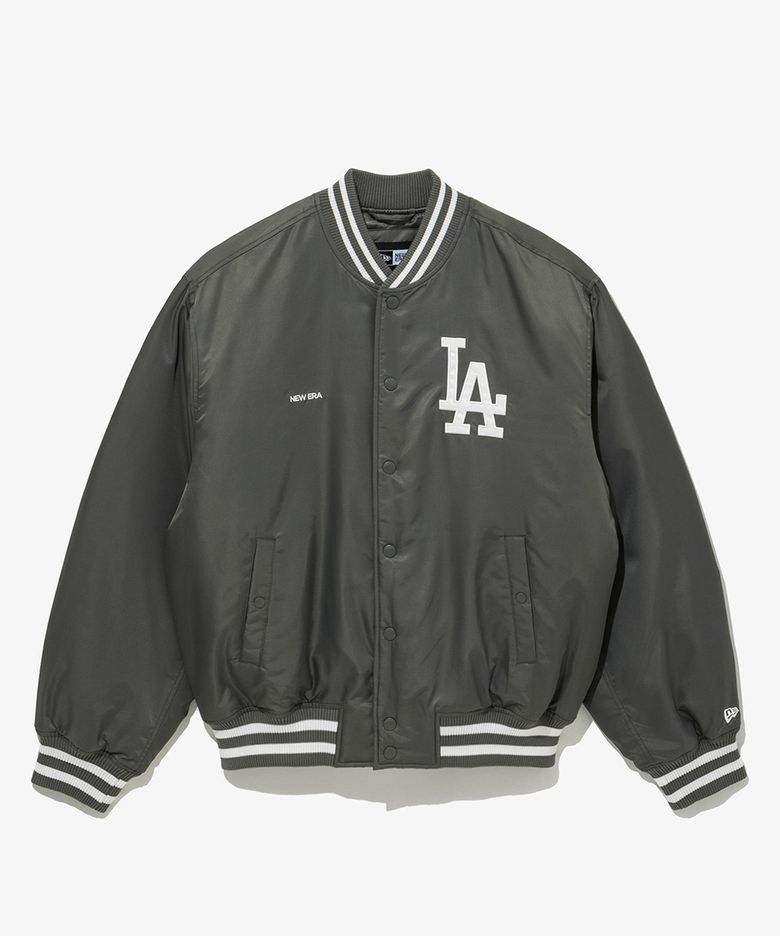 MLB LA 다저스 나일론 스타디움 재킷 그레이 14742037