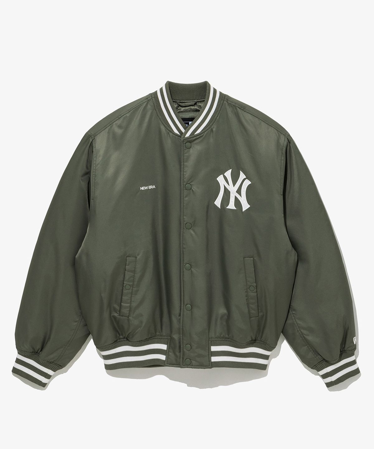 뉴에라(NEW ERA) MLB 뉴욕 양키스 나일론 스타디움 재킷 세이지 그린 14742036