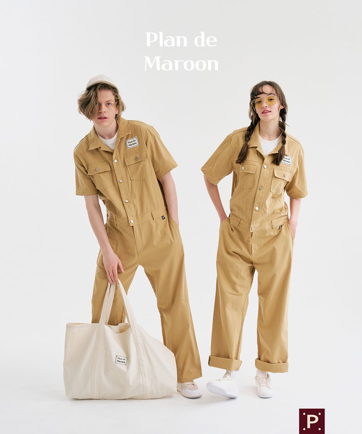 플랑 드 마룬(PLAN DE MAROON) JUMPSUIT_BEIGE