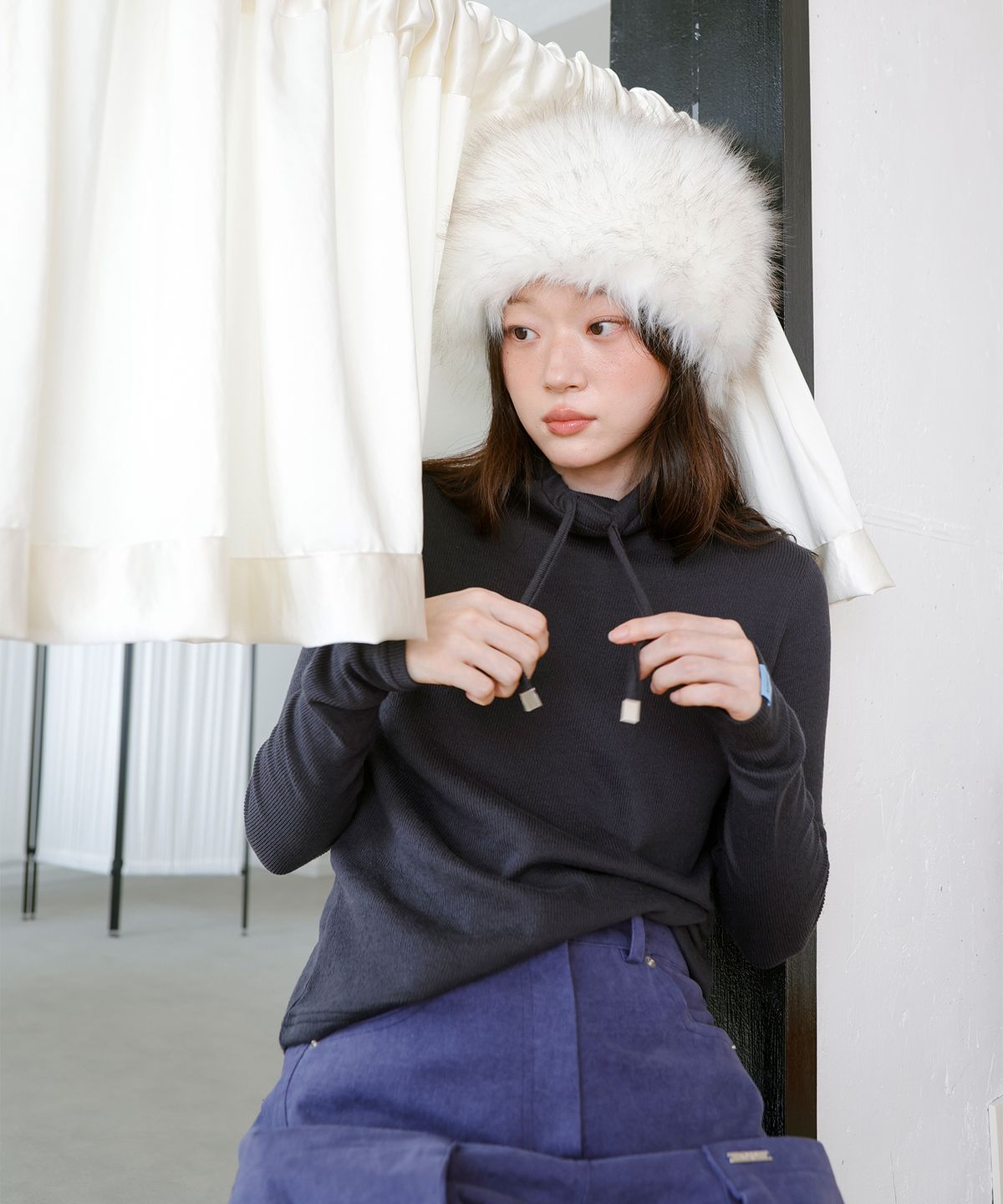 소르디(SORDI) Monet Turtleneck_gray