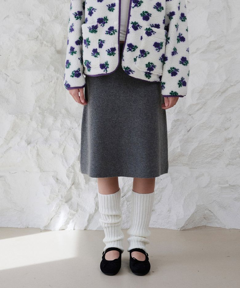 PS Wool Knit Skirt(2Color)