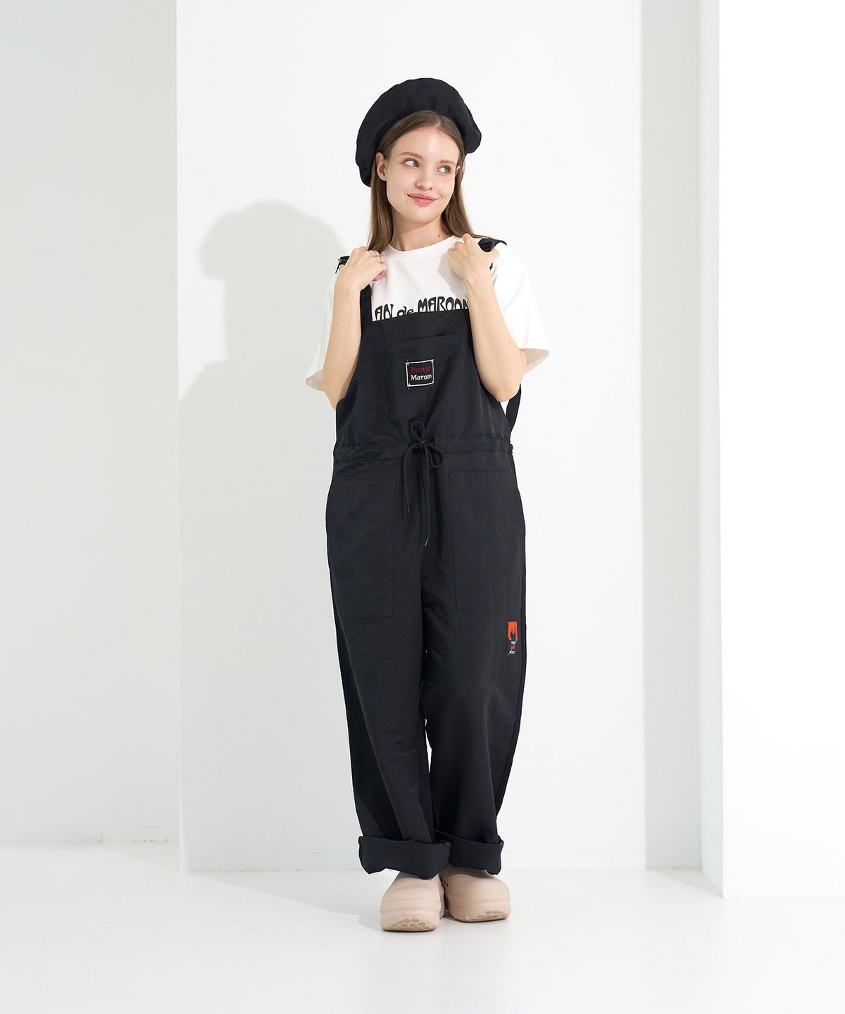 플랑 드 마룬(PLAN DE MAROON) WINDBREAKER OVERALL_BLACK