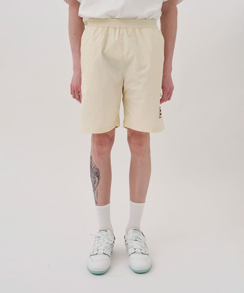 SUMMER WINDBREAKER PANTS_LEMON CHIFFON