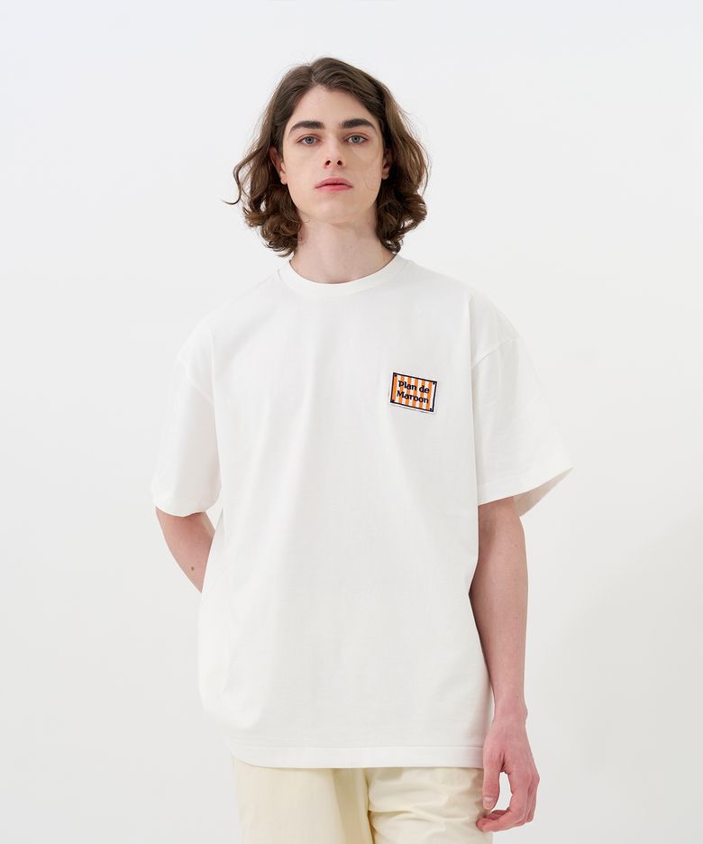 SEASON LOGO T-SHIRT_WHITE_MANDARIN