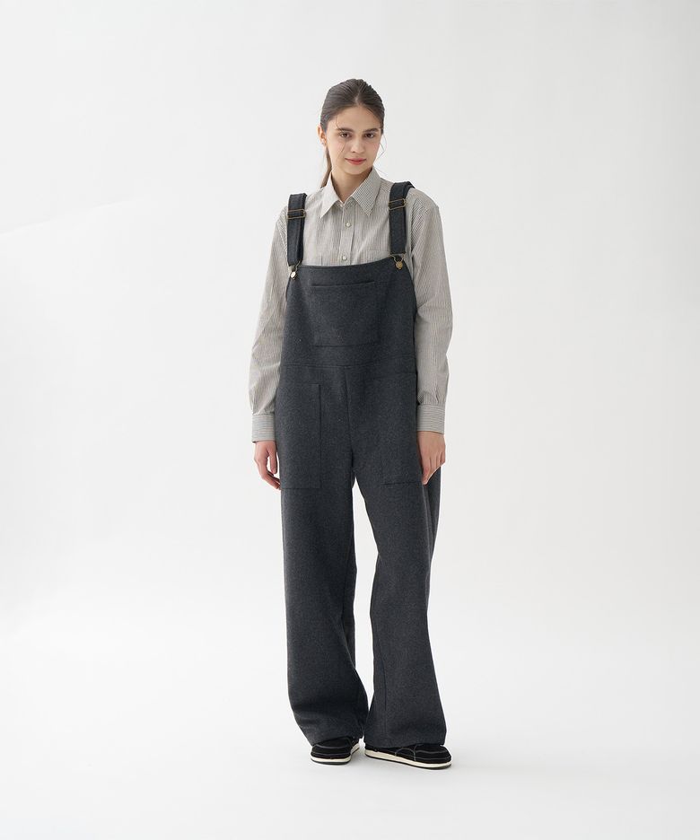 WOOL OVERALL_CHARCOAL