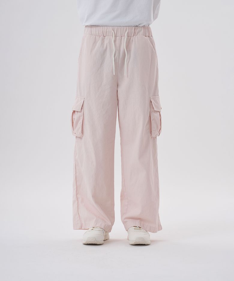 WASHED PIGMENT CARGO PANTS_SHELL PINK