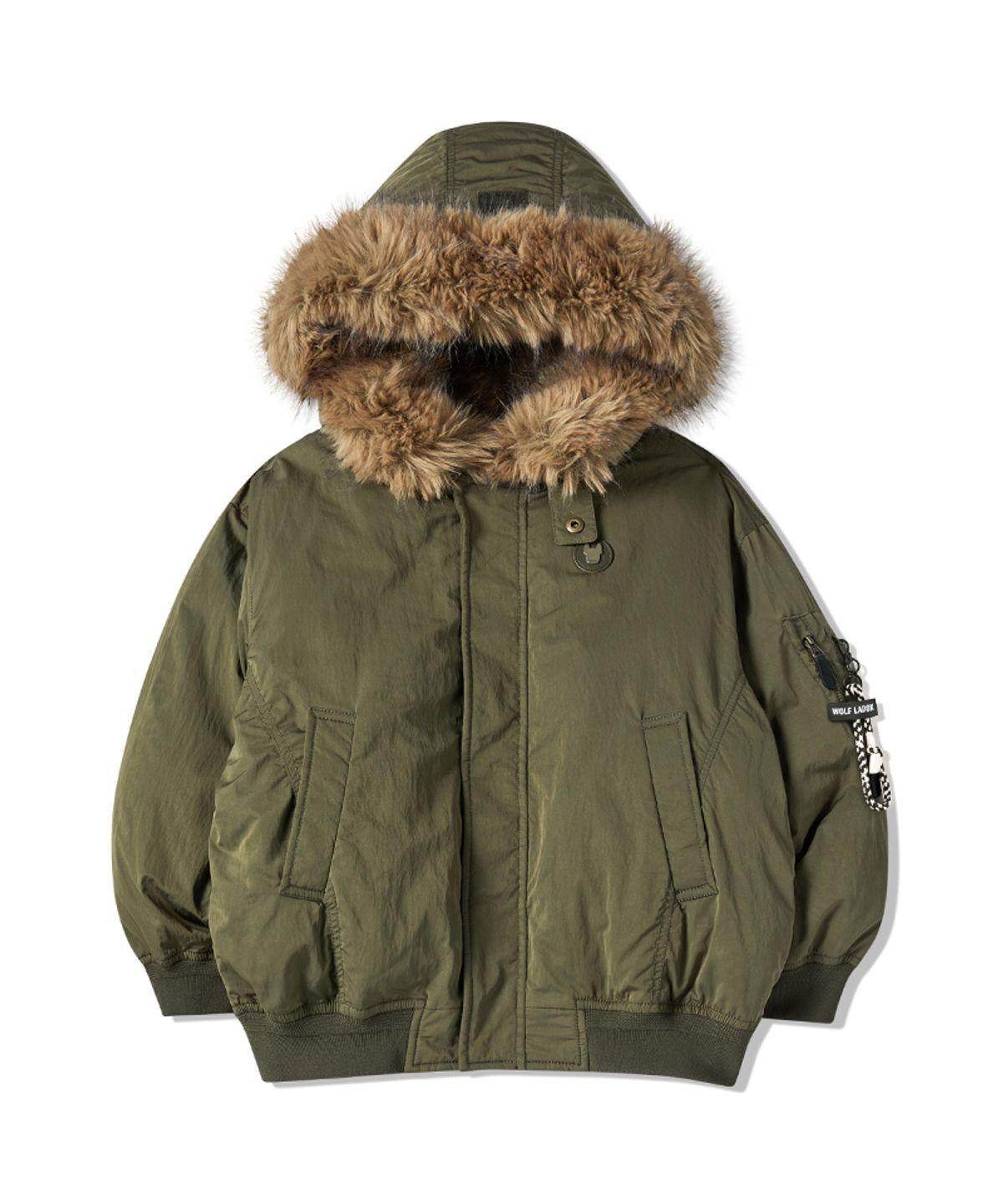 라이프워크 키즈(LIFEWORK KIDS) 키즈) 울프라독 코인 와펜 퍼 항공 점퍼
