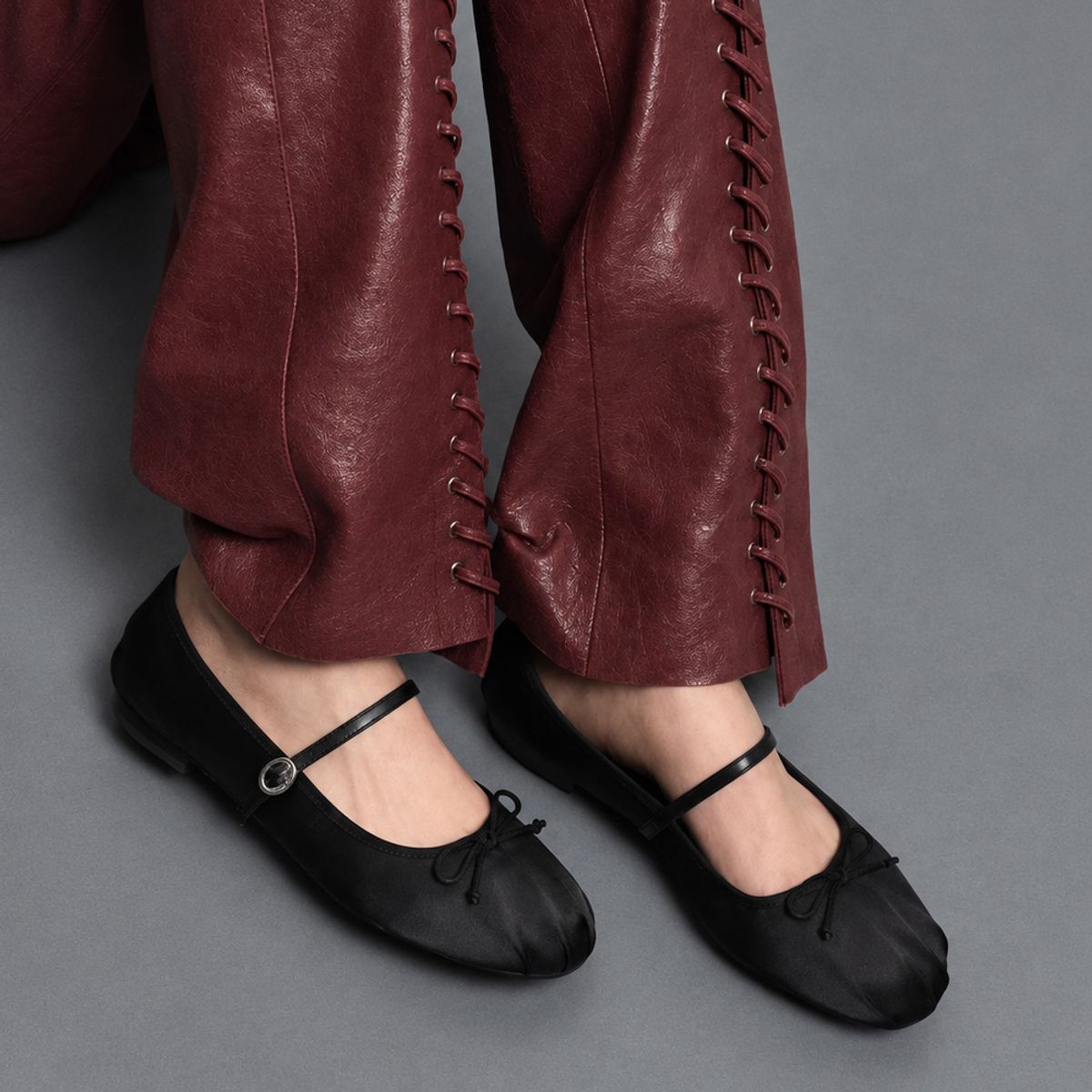 찰스앤키스(CHARLES & KEITH) 에미코 새틴 보우 메리제인 플랫 6colors CK1-71720057