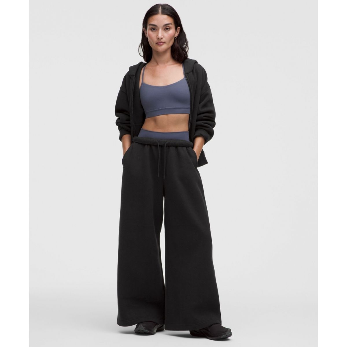 룰루레몬(LULULEMON) 우먼스 스테디 스테이트 SuperLoft 와이드 레그 팬츠 *아시아 핏