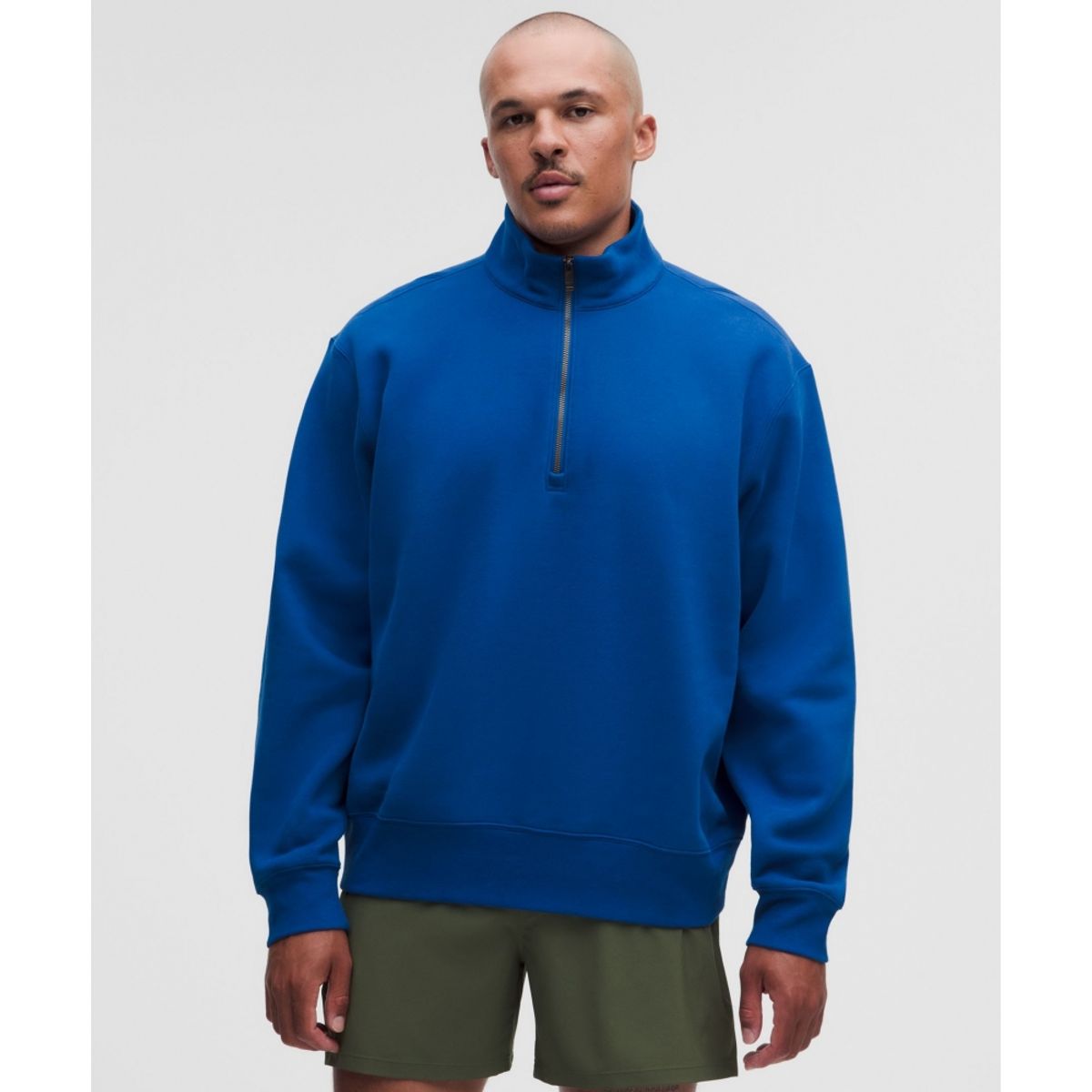 룰루레몬(LULULEMON) 멘즈 스테디 스테이트 SuperLoft 하프집