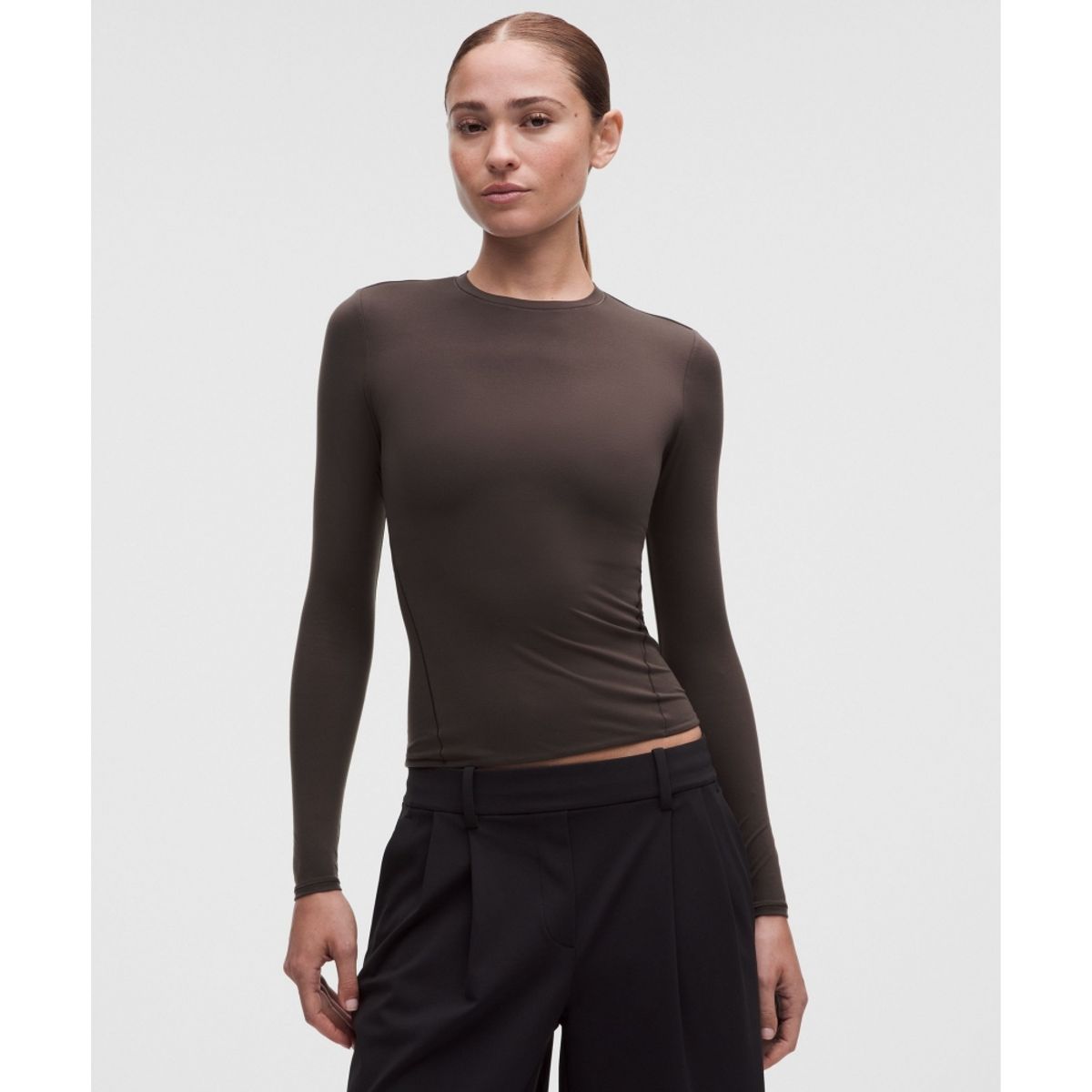 룰루레몬(LULULEMON) 원더모스트 Ultra Soft Nulu 크루넥 롱슬리브 셔츠
