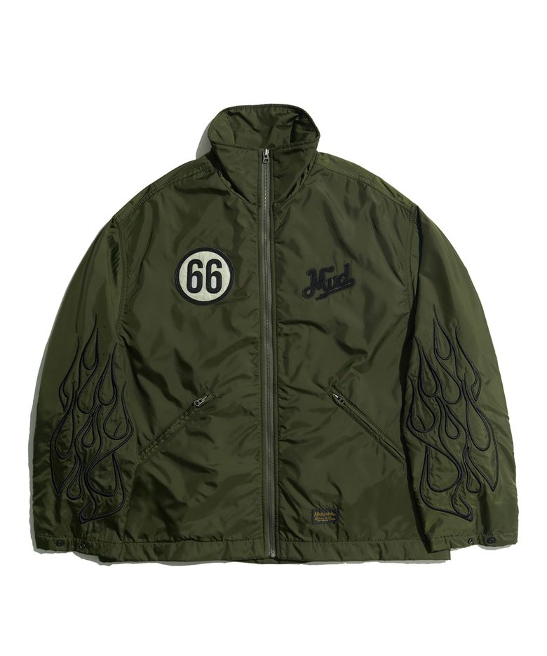 No.66 Vintage Biker Windbreaker_GRN