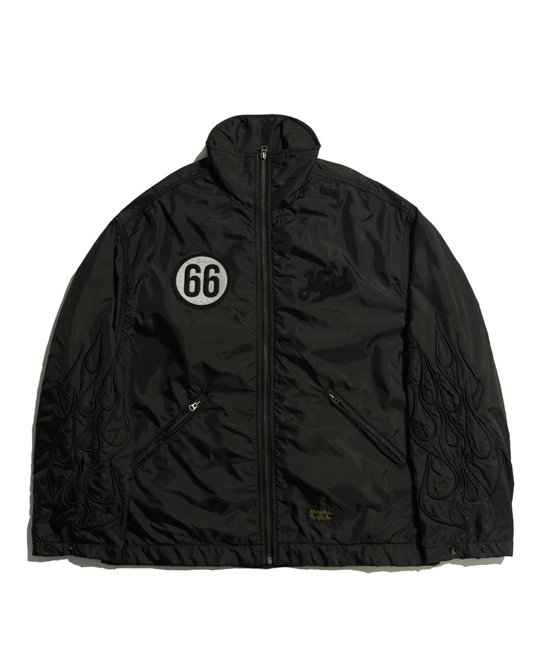 No.66 Vintage Biker Windbreaker_BLK