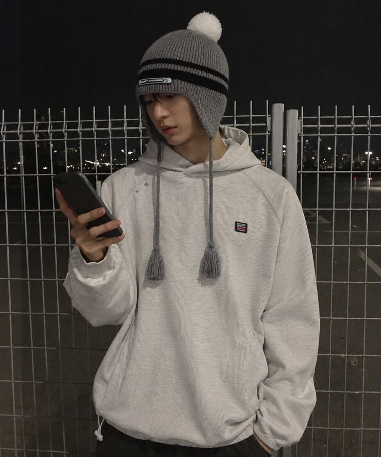 SC 루트 이어플랩 비니(그레이)