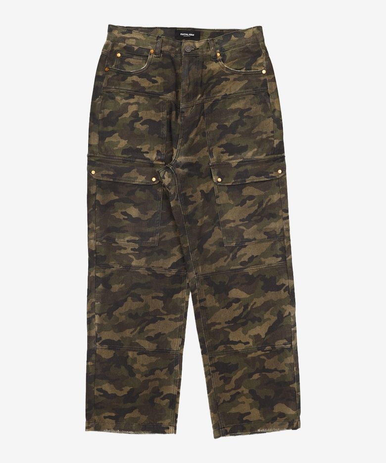 #0347 Military panel pants camouflage 46