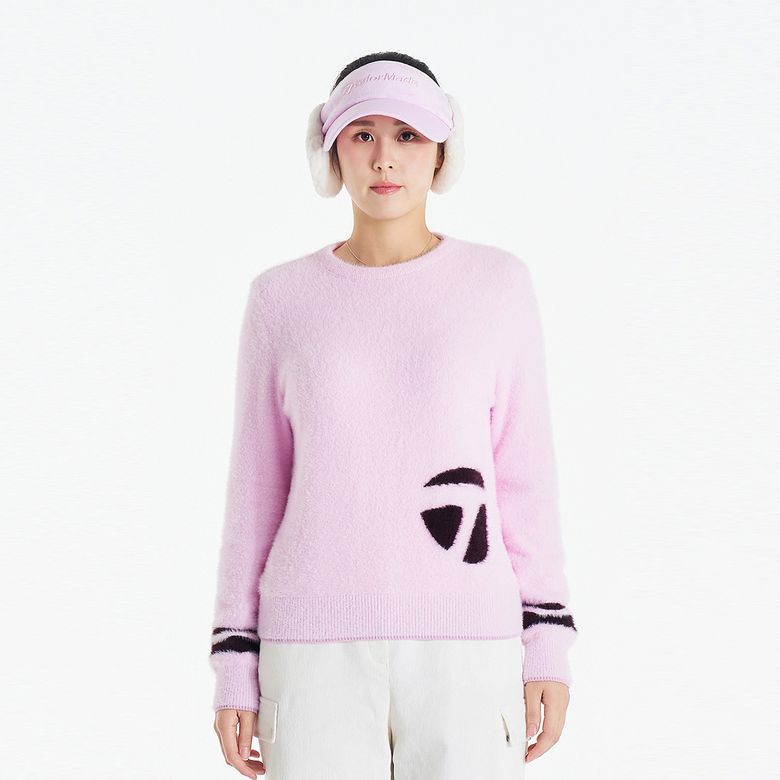 26FW 여성 셔닐 로고 라운드 니트 TS6-81HG24-403
