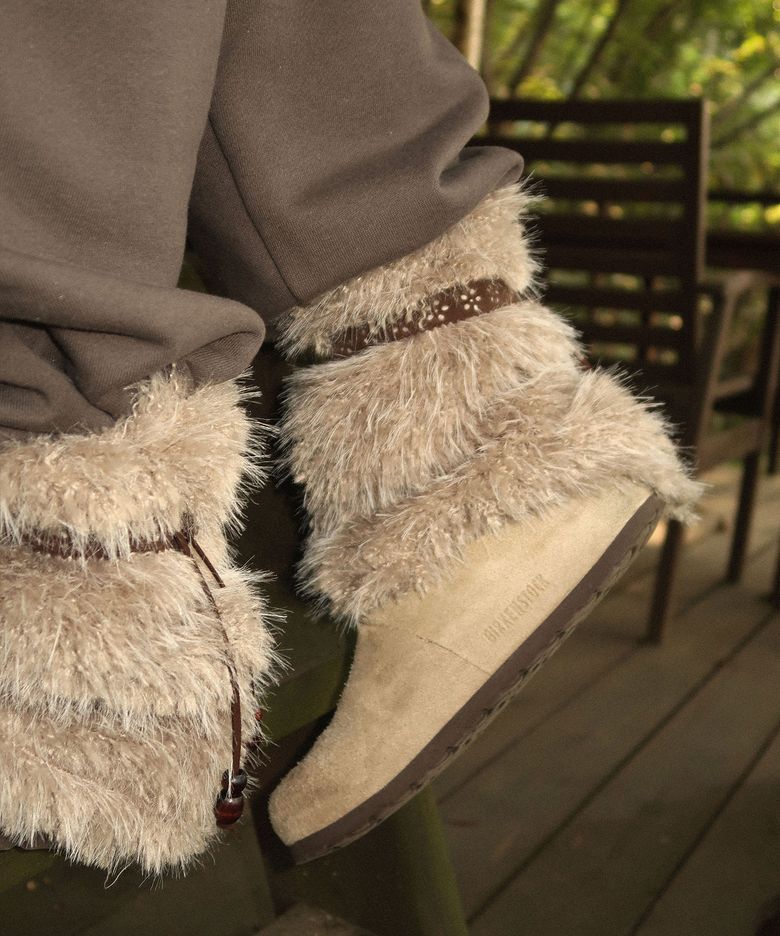 Kimo Fur Leg Warmer Short (2Color)