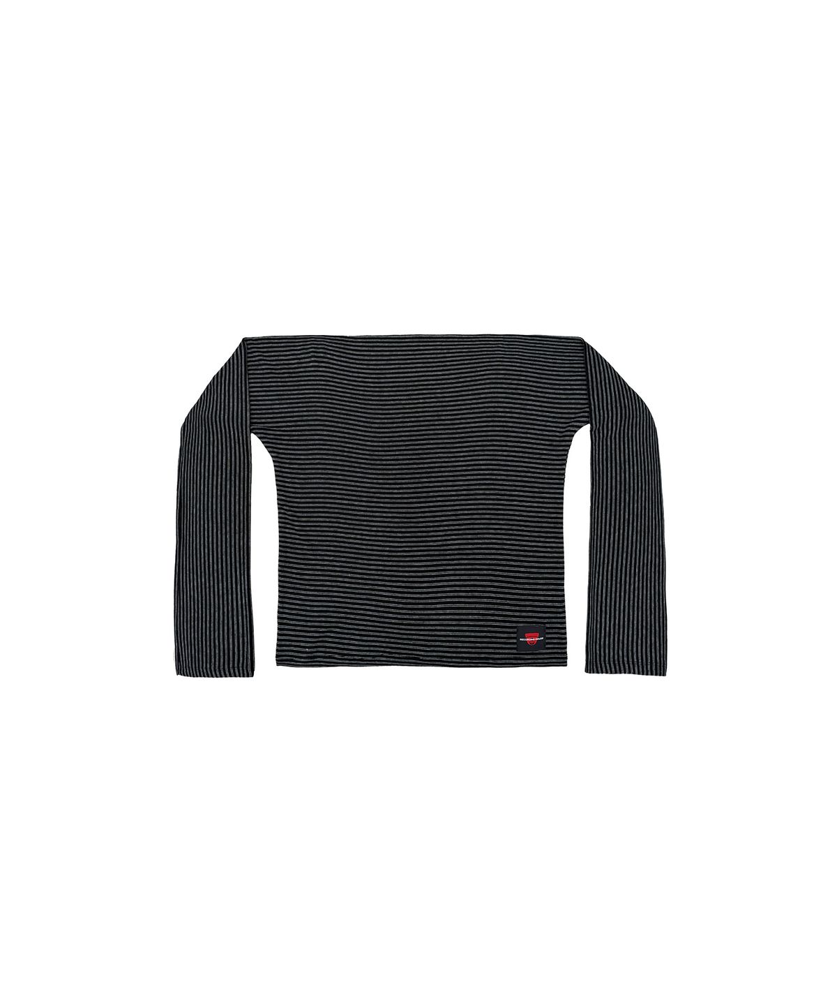 레코딩하우스(RECORDINGHOUSE) [W] REC STRIPE DRAPE [BLACK]