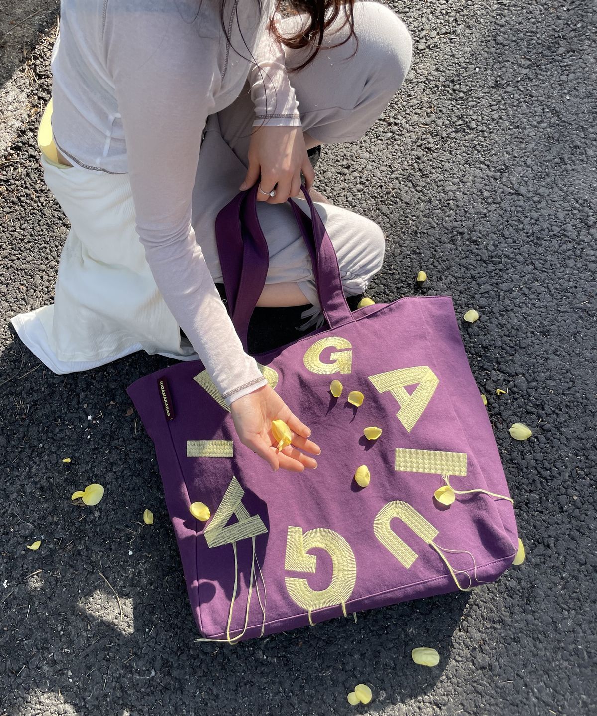 이우가마카라스(IUGAMAKARAS) IUGA Big Shopper Bag (Purple)