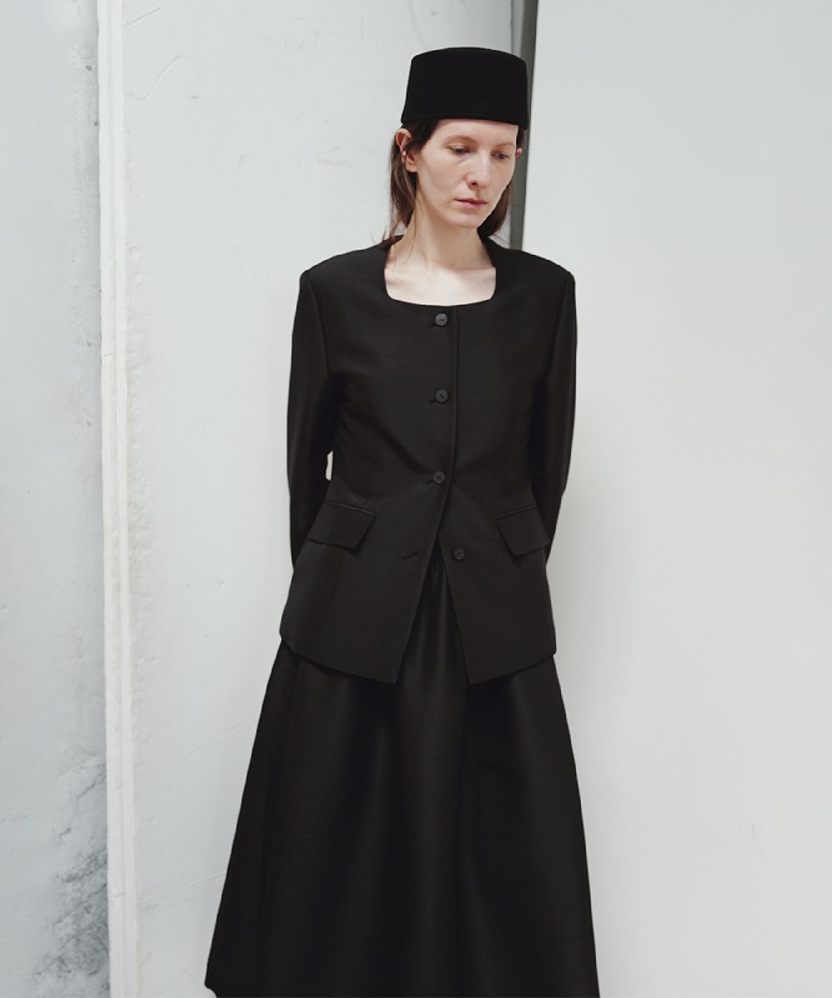 더룸(THELOOM) FRAME JACKET_BLACK