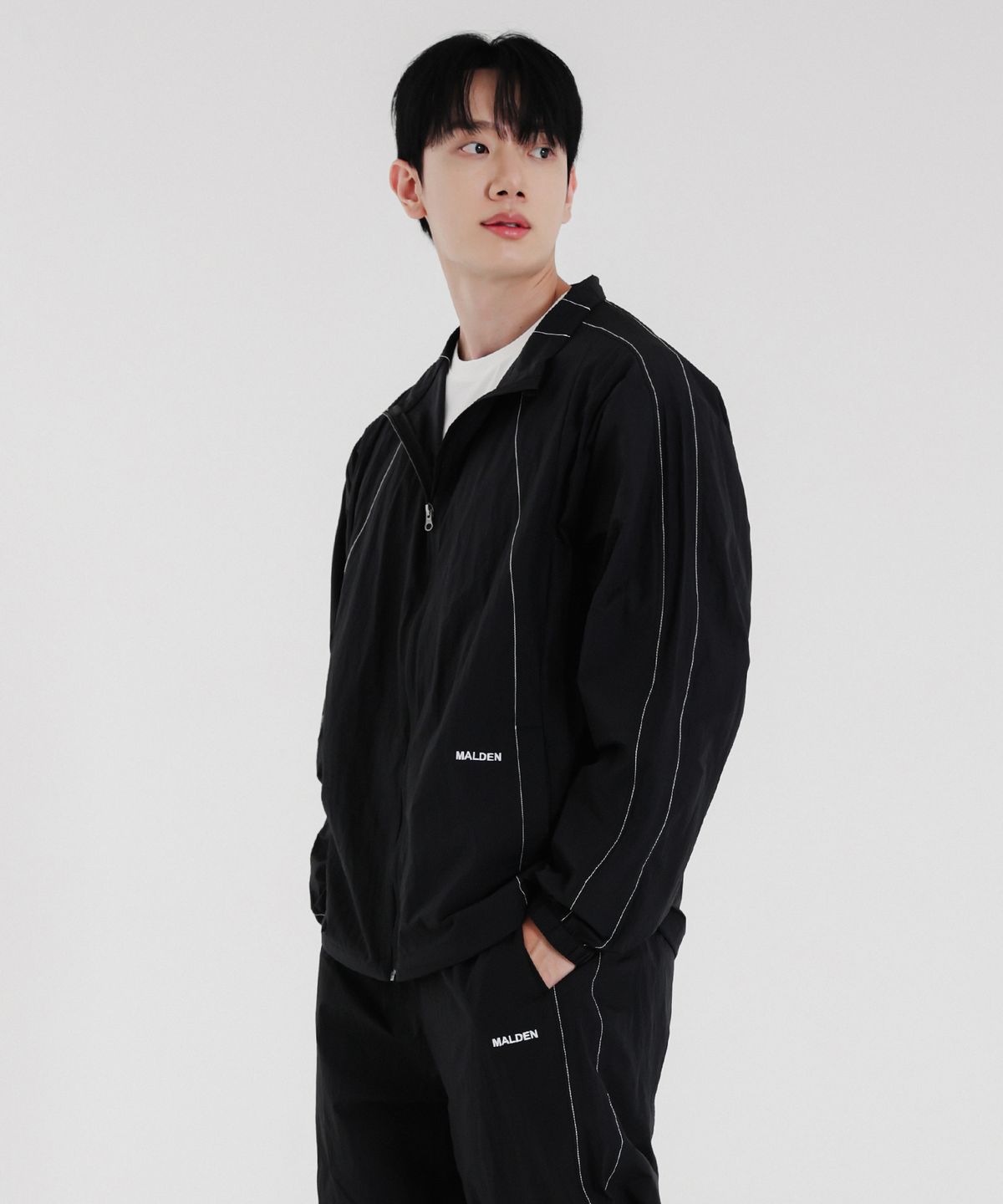 몰든(MALDEN) 스티치 라인 트랙 자켓