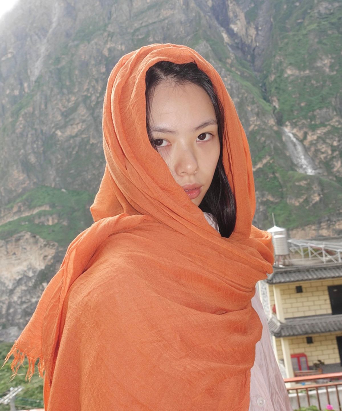 누아누(NUUANU) Mani Scarf_Mandarin