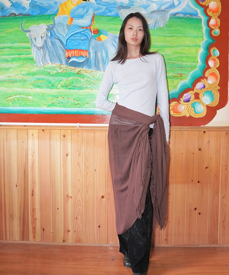 Mani Scarf_Brown
