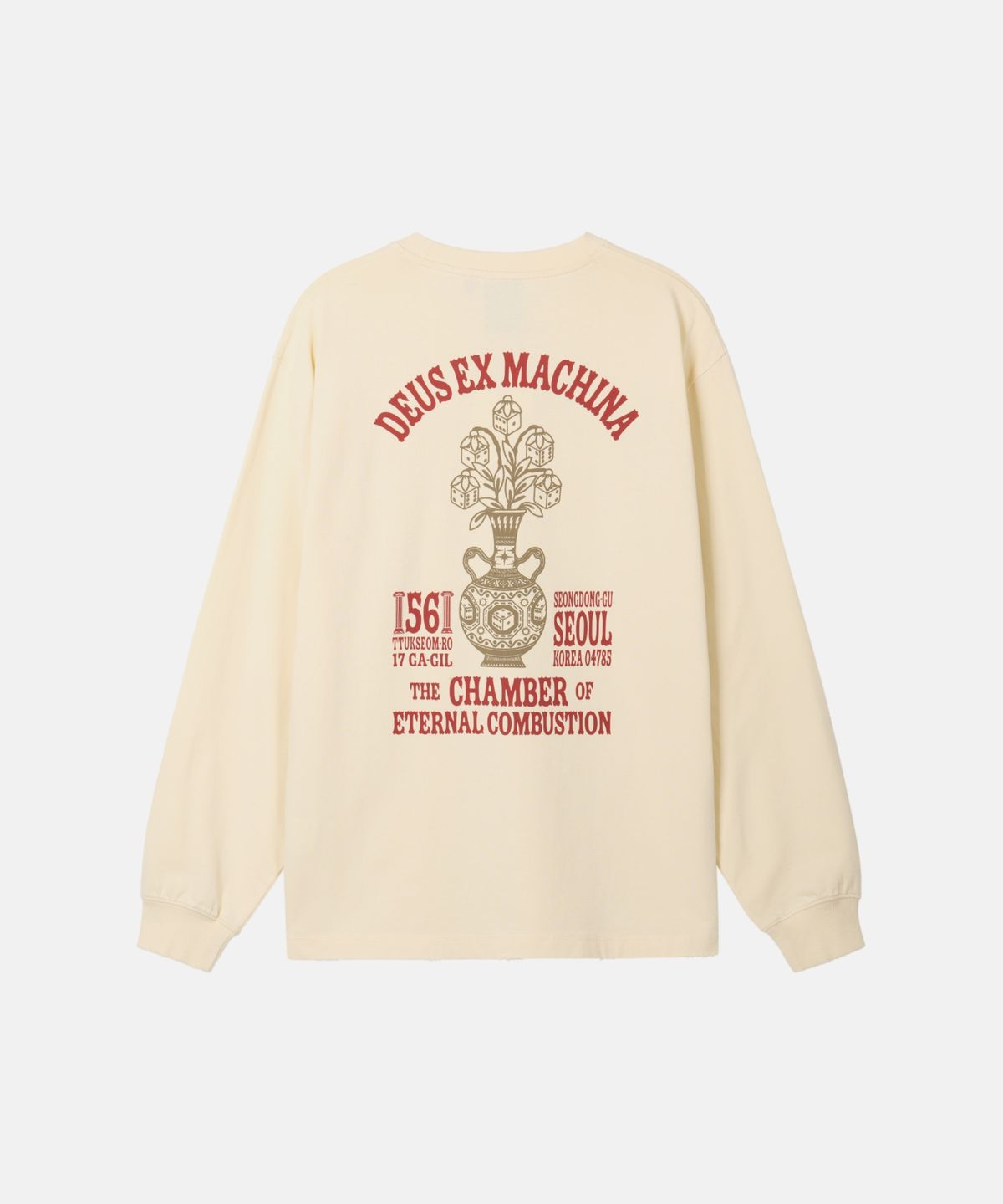 데우스 엑스 마키나(DEUS EX MACHINA) Seoul Ceramic Ls Tee_Ivory