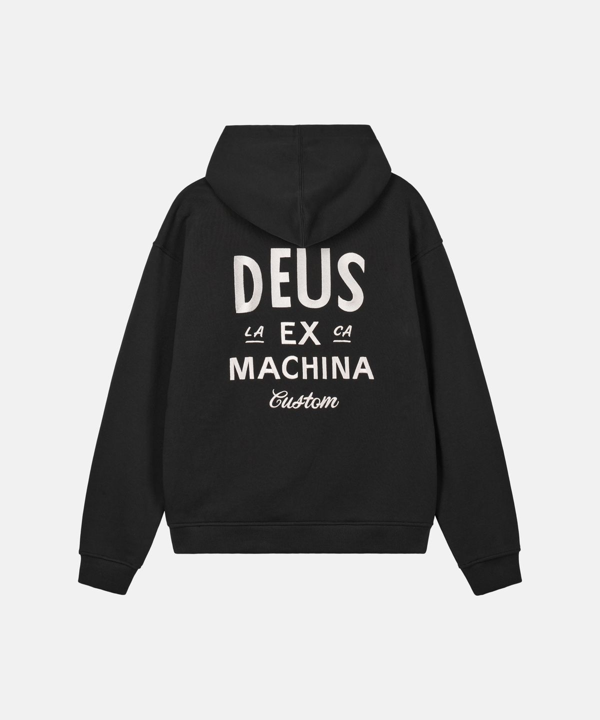 데우스 엑스 마키나(DEUS EX MACHINA) Custom Zip Hoodie_Black