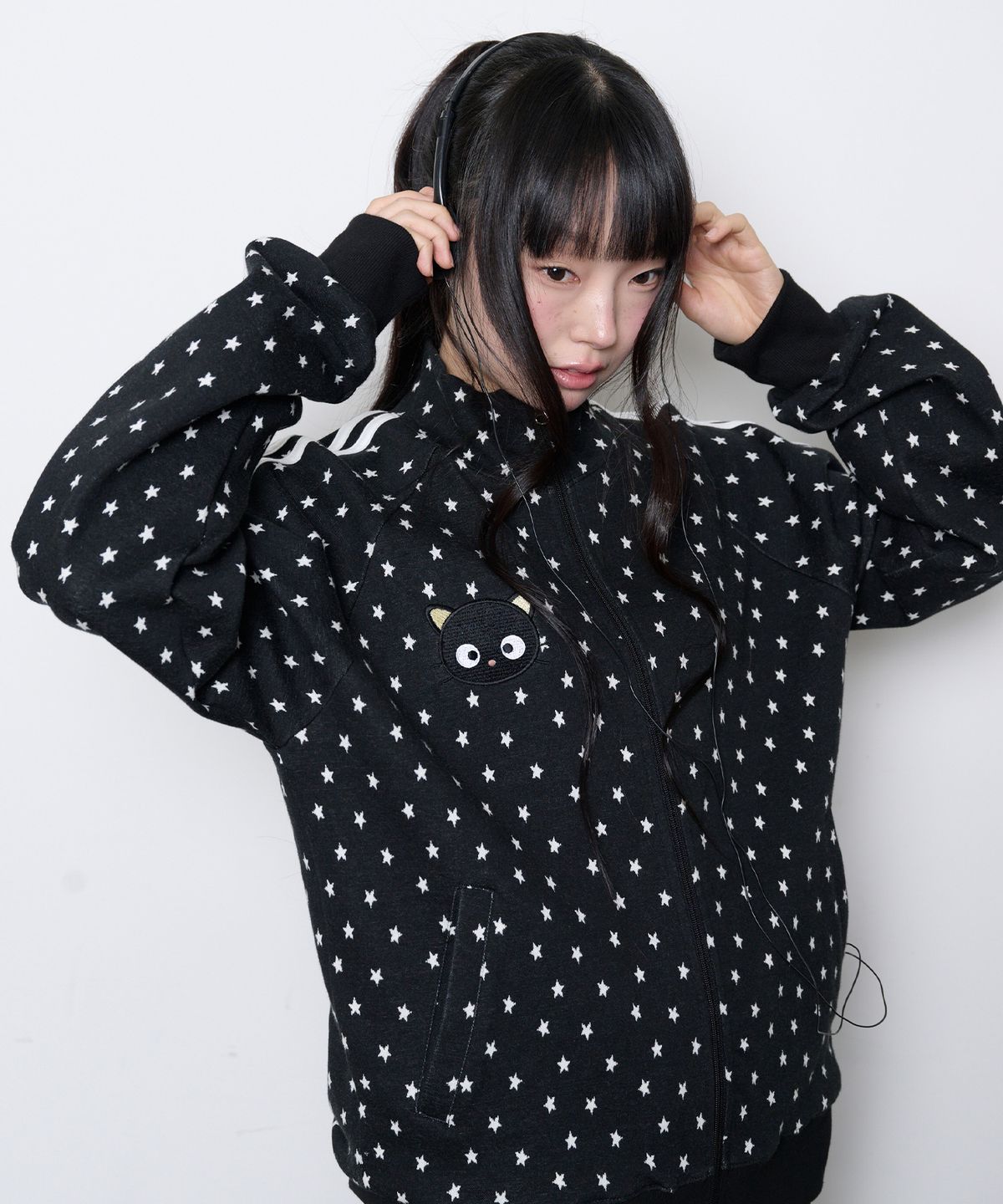 잇자바이브(ITZAVIBE) CHOCOCAT STAR TRACK JACKET