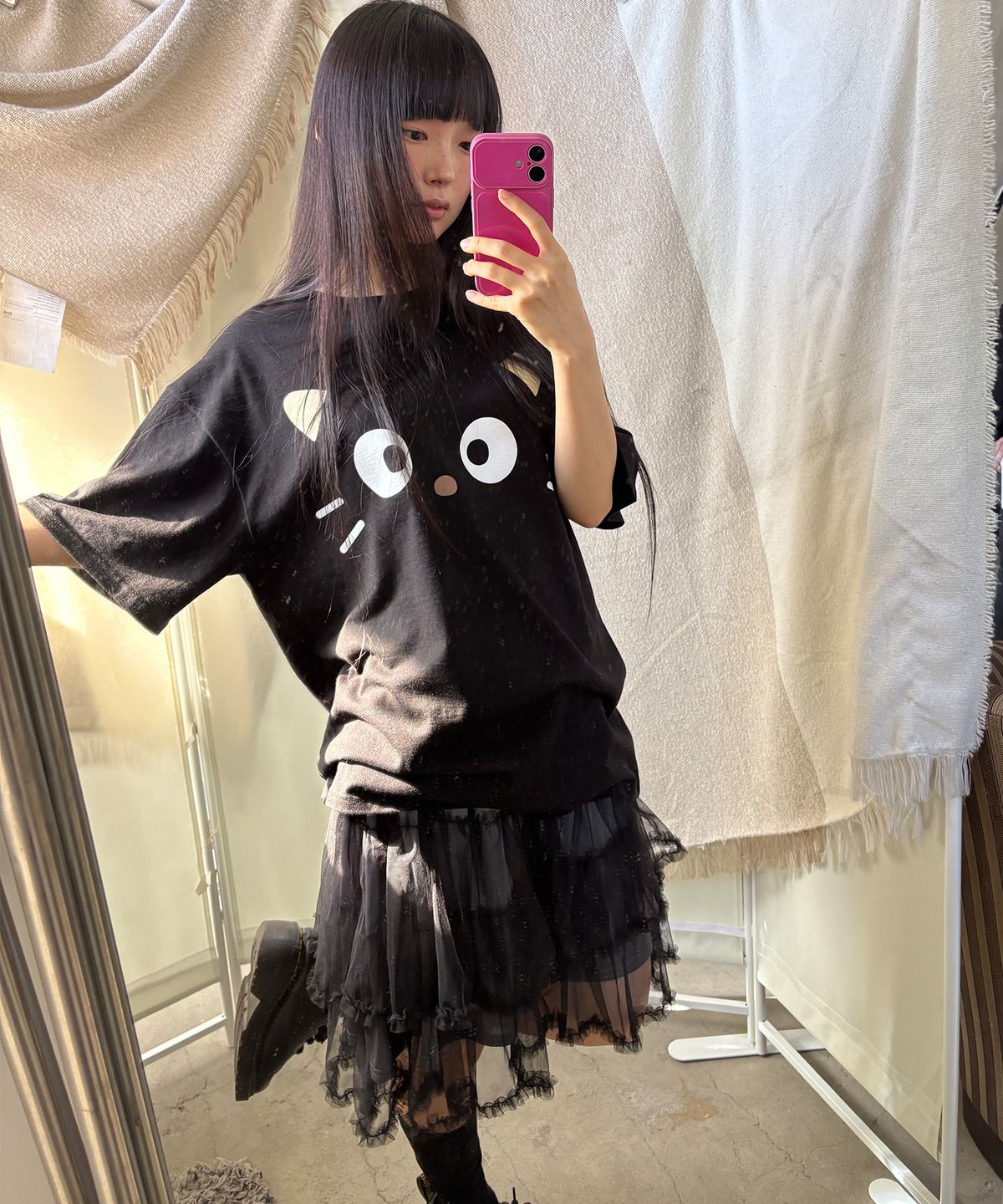 잇자바이브(ITZAVIBE) CHOCOCAT FACE T SHIRT