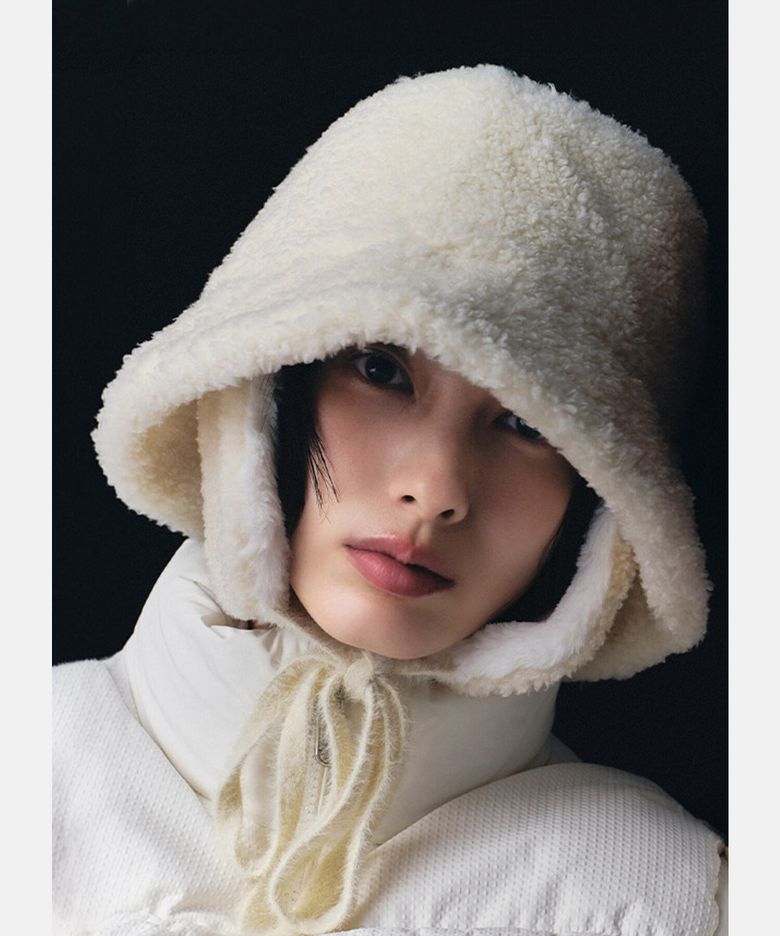 여성 귀달이 햇 아이보리 SR322UCP93