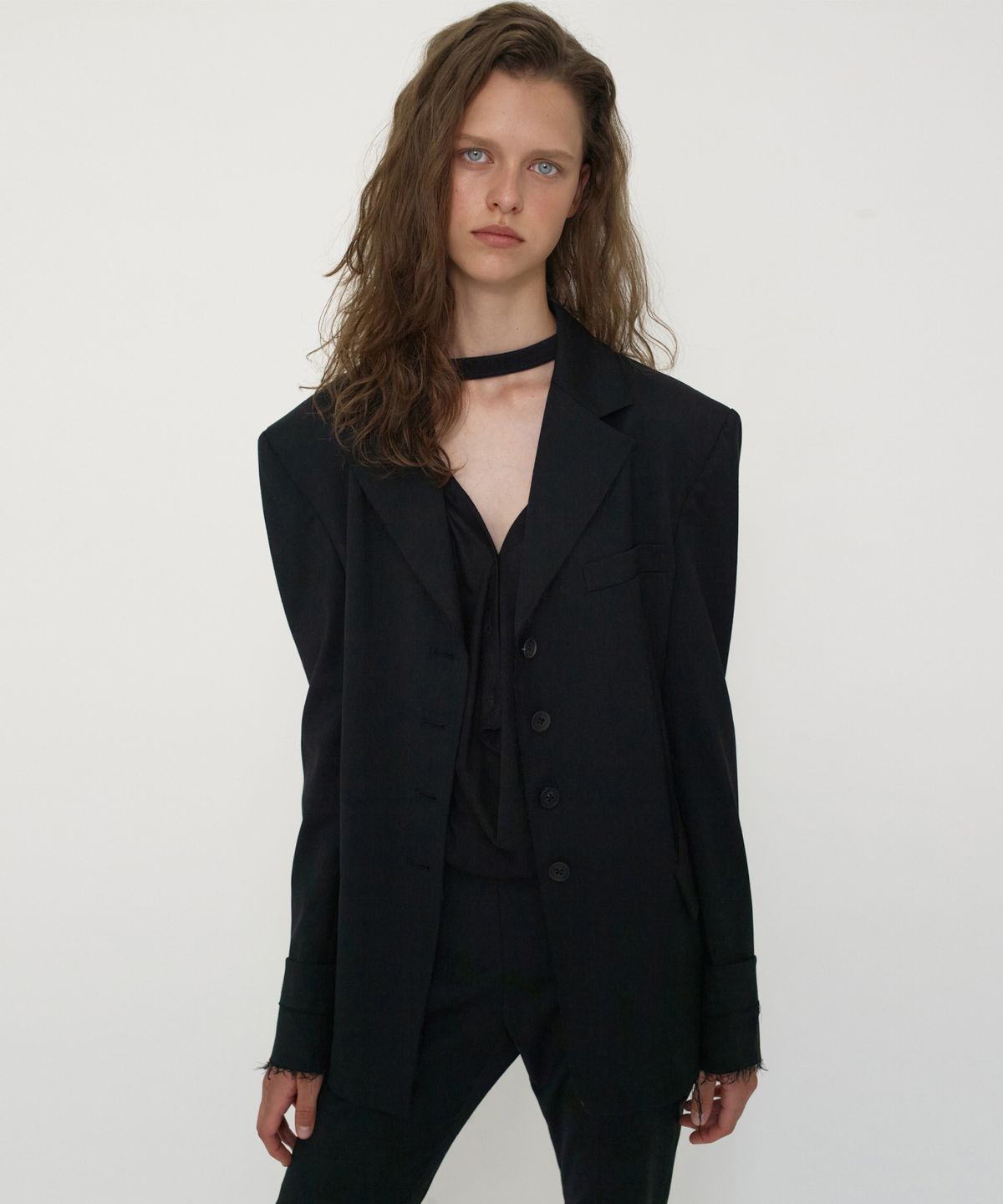 에스이오(s/e/o) RAW SLIM WOOL JACKET