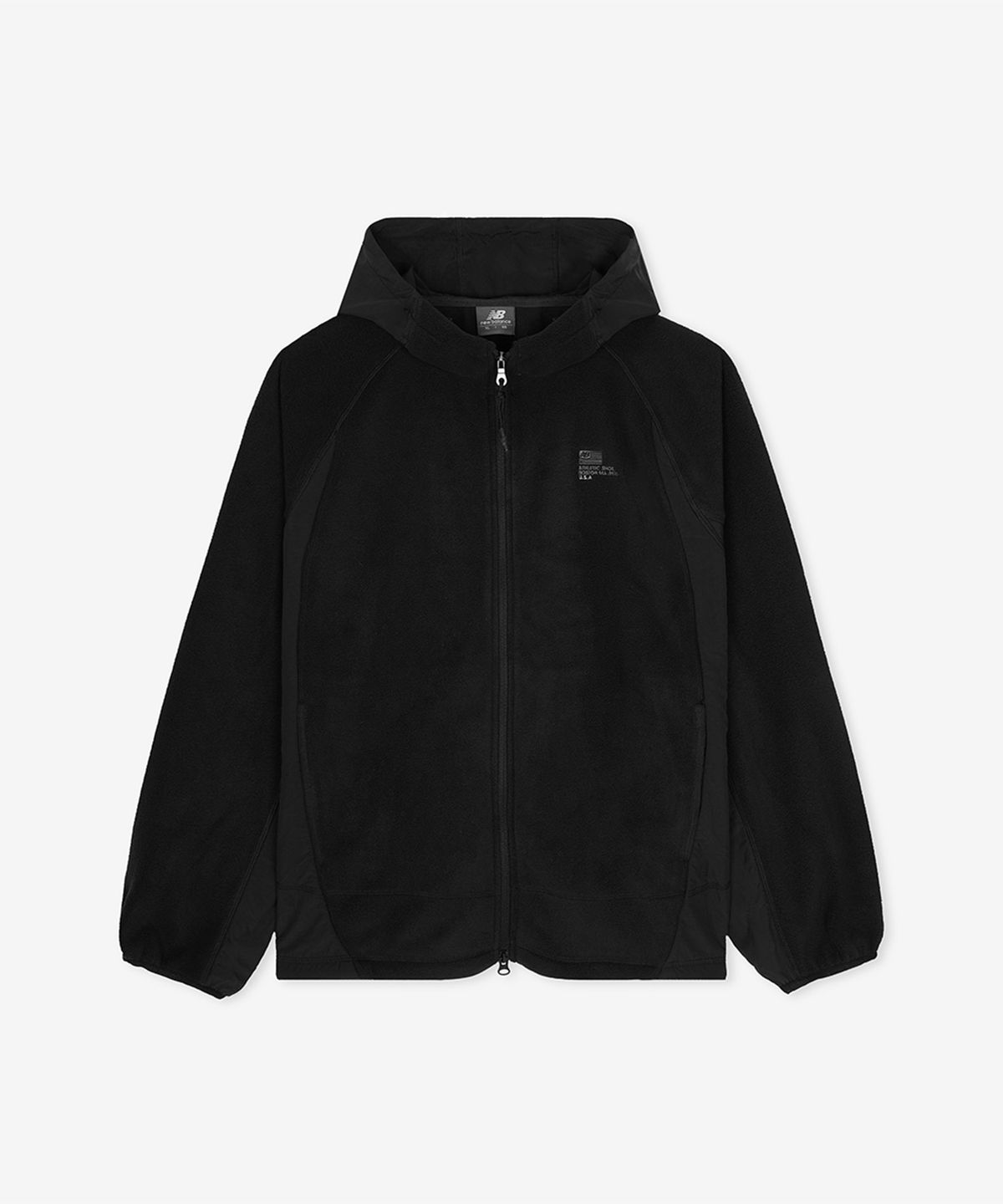 뉴발란스(NEW BALANCE) NBMDG41903 / UNI 플라잉 AEROHEAT 플리스 우븐 믹스 유틸리티 자켓 (BLACK)
